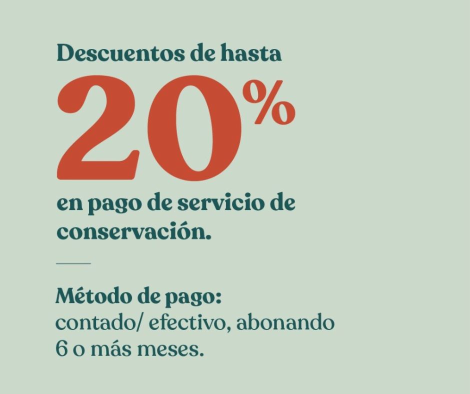 BENEFICIOS EXCLUSIVOS de hasta un 20% de DESCUENTO