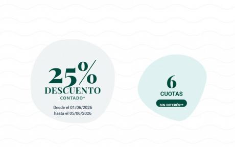 OBTENE HASTA UN 25% DE DESCUENTO CON EL SIGUIENTE CODIGO: 06PSA2026