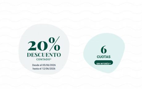 OBTENE HASTA UN 20% DE DESCUENTO CON EL SIGUIENTE CODIGO: 06PSA2026