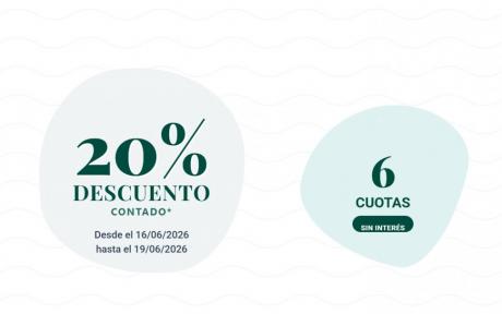 OBTENE HASTA UN 20% DE DESCUENTO CON EL SIGUIENTE CODIGO: 06PSA2026