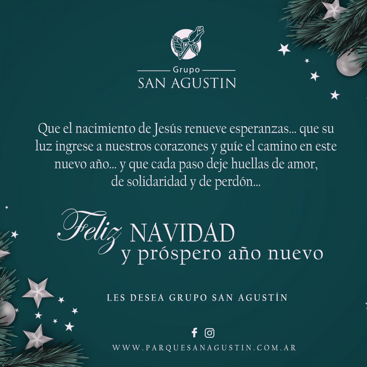 Feliz navidad y próspero año nuevo